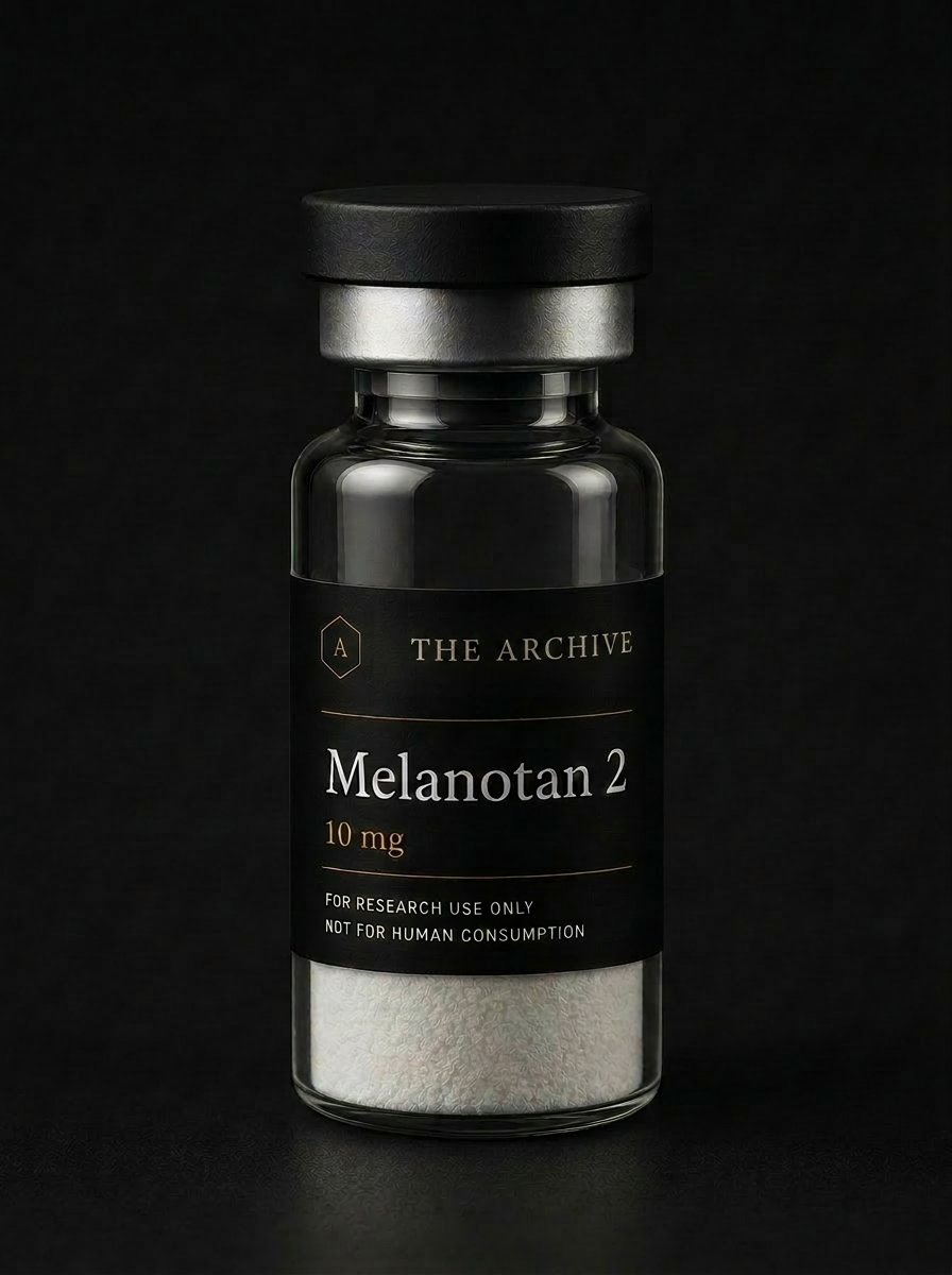 Melanotan 2 research vial — The Archive