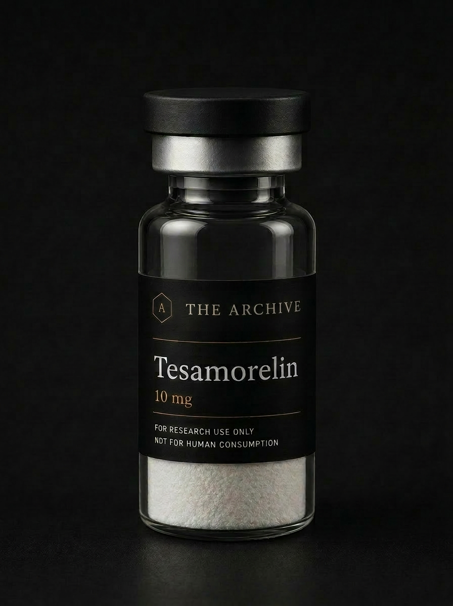 Tesamorelin research vial — The Archive